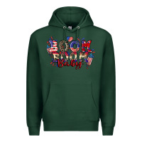 Sports Green Boom boom baby 4th of july Premium Hoodie - CowGirlArtShop