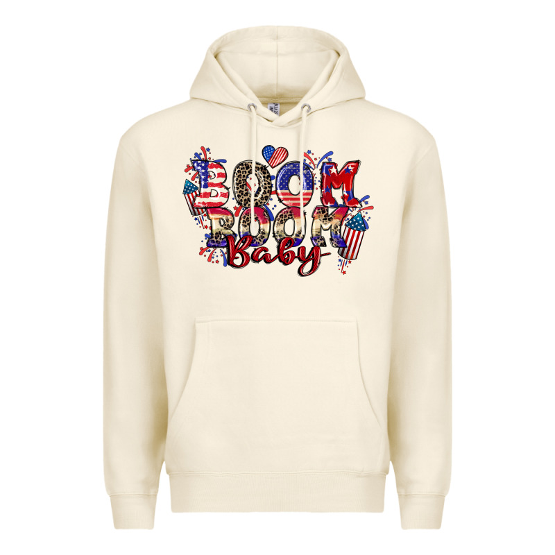Boom Boom Baby 4th Of July Premium Hoodie by CowGirlArtShop | Teevron