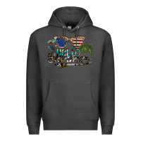 Charcoal Heather hello summer Premium Hoodie - SublimationCraftShop