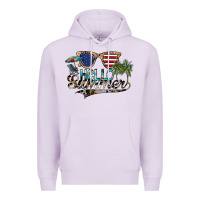 Lilac hello summer Premium Hoodie - SublimationCraftShop