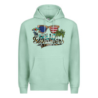 Seafoam hello summer Premium Hoodie - SublimationCraftShop