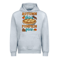 Heather Grey autumn skies pumpkin pies Urban Hoodie - HRA Design Shop