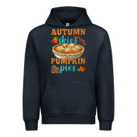 Navy autumn skies pumpkin pies Urban Hoodie - HRA Design Shop