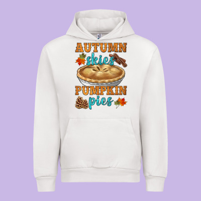 Autumn Skies Pumpkin Pies Urban Hoodie Designed By Hra Design Shop