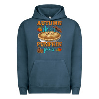 Pigment Midnight Navy autumn skies pumpkin pies Urban Hoodie - HRA Design Shop