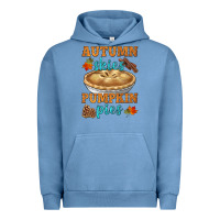 Pigment Pebble Blue autumn skies pumpkin pies Urban Hoodie - HRA Design Shop