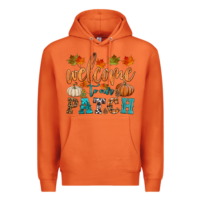 Welcome To Our Patch Premium Hoodie by HRA Design Shop | Teevron