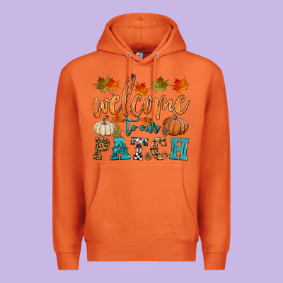 Welcome To Our Patch Premium Hoodie Designed By Hra Design Shop
