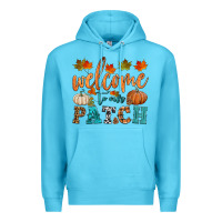 Ocean Blue welcome to our patch Premium Hoodie - HRA Design Shop