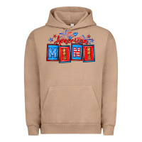 Pigment Burro American mini Urban Hoodie - Neo Western