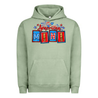 Pigment Oil Green American mini Urban Hoodie - Neo Western