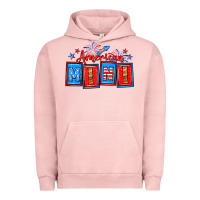 Pigment Salmon American mini Urban Hoodie - Neo Western