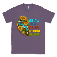 Lavender let all that you do be done in love Classic Tee - BundleAndBundleShop