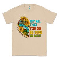 Mushroom let all that you do be done in love Classic Tee - BundleAndBundleShop