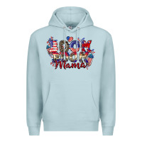 Blue Mist Boom boom Mama 4th of july Premium Hoodie - CowGirlArtShop