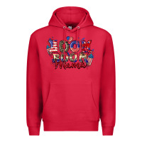 Cardinal Boom boom Mama 4th of july Premium Hoodie - CowGirlArtShop