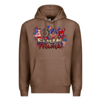 Chestnut Boom boom Mama 4th of july Premium Hoodie - CowGirlArtShop