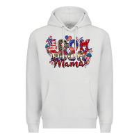 Dove Grey Boom boom Mama 4th of july Premium Hoodie - CowGirlArtShop