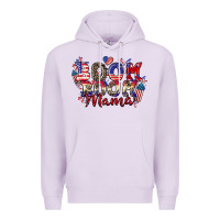 Lilac Boom boom Mama 4th of july Premium Hoodie - CowGirlArtShop