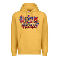 Mustard Boom boom Mama 4th of july Premium Hoodie - CowGirlArtShop