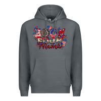 Rock Boom boom Mama 4th of july Premium Hoodie - CowGirlArtShop