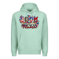 Seafoam Boom boom Mama 4th of july Premium Hoodie - CowGirlArtShop