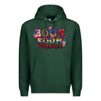 Sports Green Boom boom Mama 4th of july Premium Hoodie - CowGirlArtShop