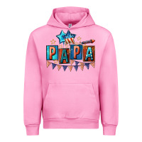 Fuchsia Pink American Papa 4th of july Urban Hoodie - CowGirlArtShop