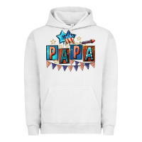 Pigment Lunar Rock American Papa 4th of july Urban Hoodie - CowGirlArtShop