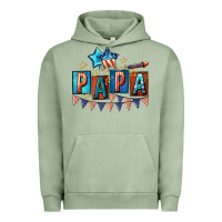 Pigment Oil Green American Papa 4th of july Urban Hoodie - CowGirlArtShop