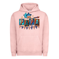 Pigment Salmon American Papa 4th of july Urban Hoodie - CowGirlArtShop