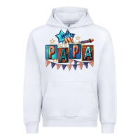 White American Papa 4th of july Urban Hoodie - CowGirlArtShop