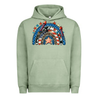 Pigment Oil Green American rainbow 4th of july Urban Hoodie - CowGirlArtShop