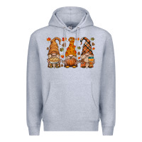 Heather Grey fall gnome Premium Hoodie - HRA Design Shop