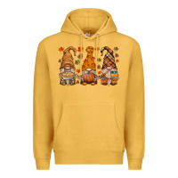 Mustard fall gnome Premium Hoodie - HRA Design Shop