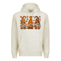 Oatmeal Heather fall gnome Premium Hoodie - HRA Design Shop