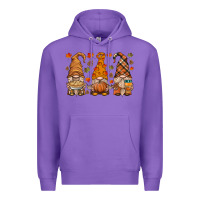 Purple fall gnome Premium Hoodie - HRA Design Shop