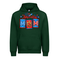 Forest Green American mom Urban Hoodie - Neo Western