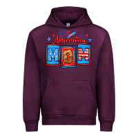 Mauve Wine American mom Urban Hoodie - Neo Western