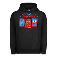 Pigment Black American mom Urban Hoodie - Neo Western