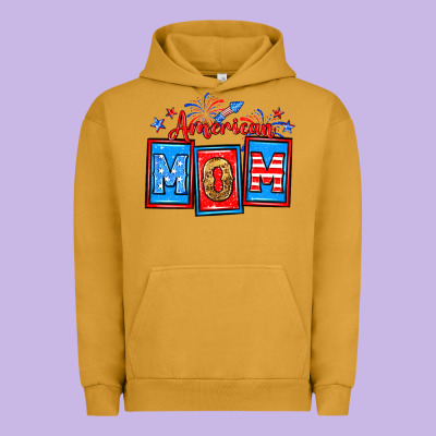 American Mom Urban Hoodie Designed By Neo Western
