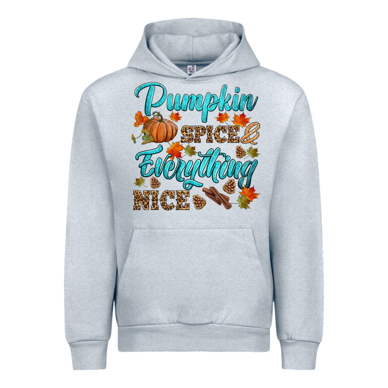 Pumpkin Spice Everything Nice Urban Hoodie by HRA Design Shop | Teevron