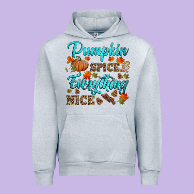Pumpkin Spice Everything Nice Urban Hoodie Designed By Hra Design Shop