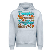 Heather Grey pumpkin spice everything nice Urban Hoodie - HRA Design Shop