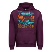 Mauve Wine pumpkin spice everything nice Urban Hoodie - HRA Design Shop