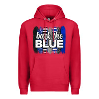 Cardinal Back the blue brushstrokes Premium Hoodie - Neo Western
