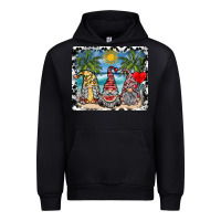 Black summer gnome mousepad Urban Hoodie - SublimationCraftShop