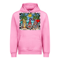 Fuchsia Pink summer gnome mousepad Urban Hoodie - SublimationCraftShop