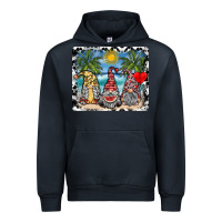 Navy summer gnome mousepad Urban Hoodie - SublimationCraftShop