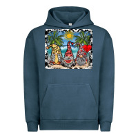 Pigment Midnight Navy summer gnome mousepad Urban Hoodie - SublimationCraftShop